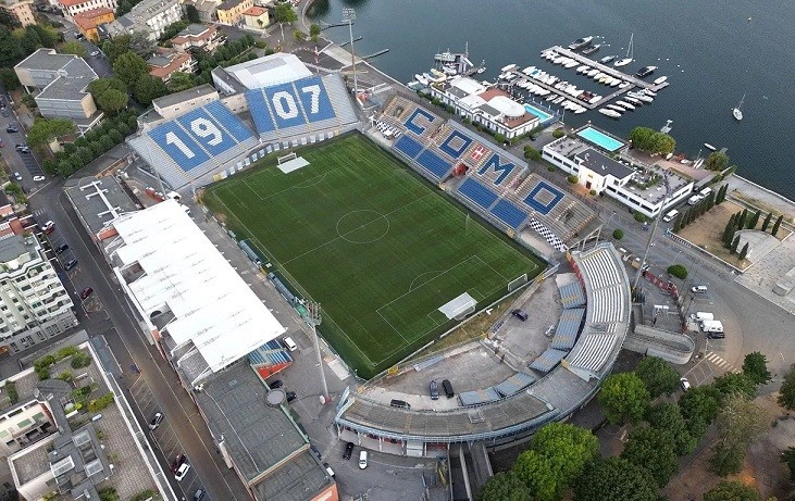 意媒：科莫計(jì)劃翻修主場，2026年開工2028年完工，1.52萬個(gè)座位