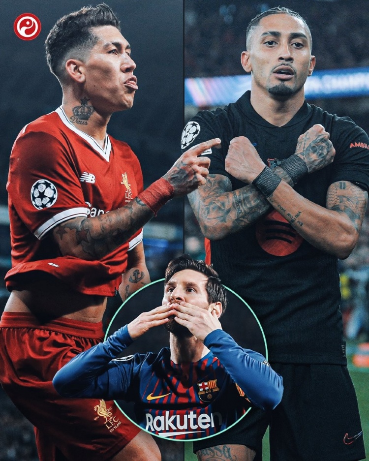 拉菲尼亞單賽季歐冠參與16球是巴西第二人，巴薩隊(duì)史僅次12年梅西