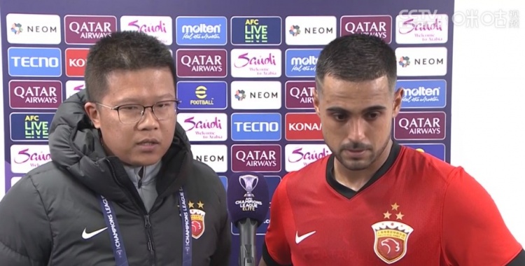 萊昂納多：我們?nèi)俚挠恢北３值搅俗詈?，上?chǎng)比賽應(yīng)是平局