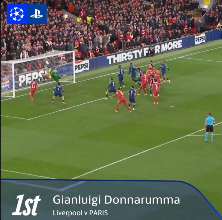 點(diǎn)球大戰(zhàn)2次撲點(diǎn)！官方：多納魯馬當(dāng)選本周歐冠最佳球員