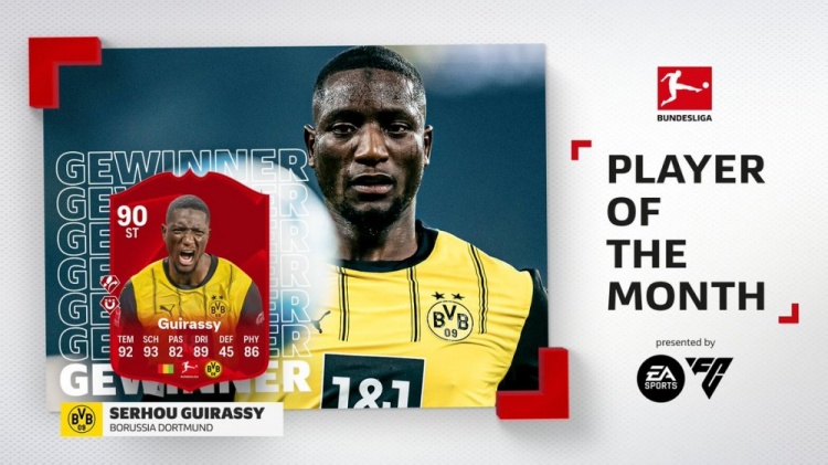 官方：4輪德甲打進(jìn)5球，多特前鋒吉拉西當(dāng)選二月德甲最佳球員