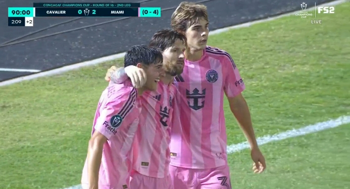 復(fù)出即破門！梅西第92分鐘接隊(duì)友傳球破門