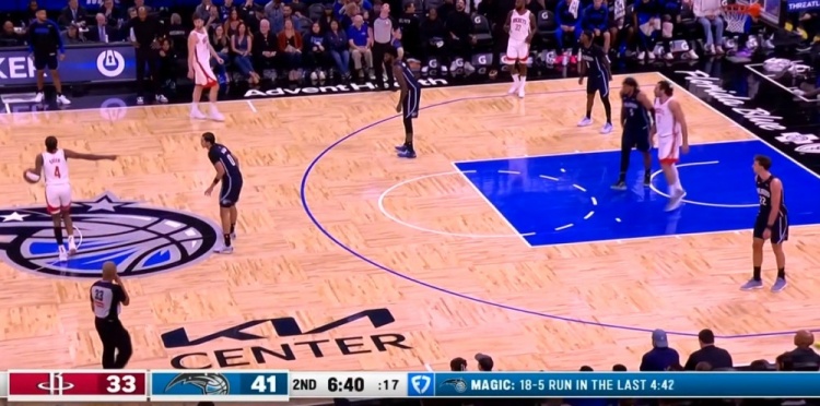 風(fēng)云突變！魔術(shù)攻防兩端壓制火箭 4分鐘轟出18-5強(qiáng)勢(shì)反超