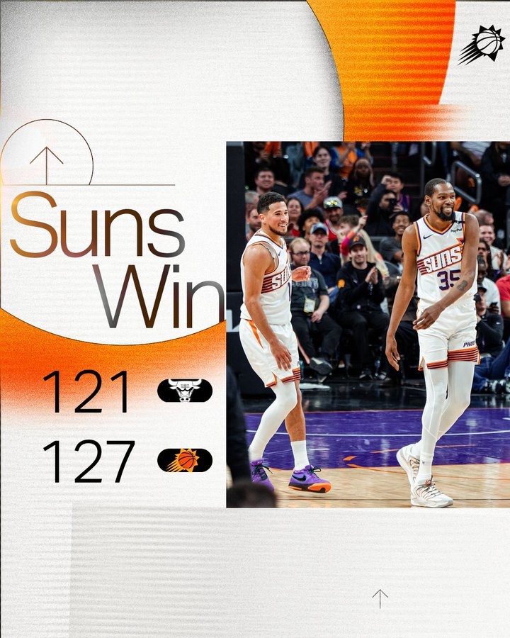 笑容重回臉龐！太陽(yáng)官方曬贏球海報(bào) 布克&杜蘭特登上封面