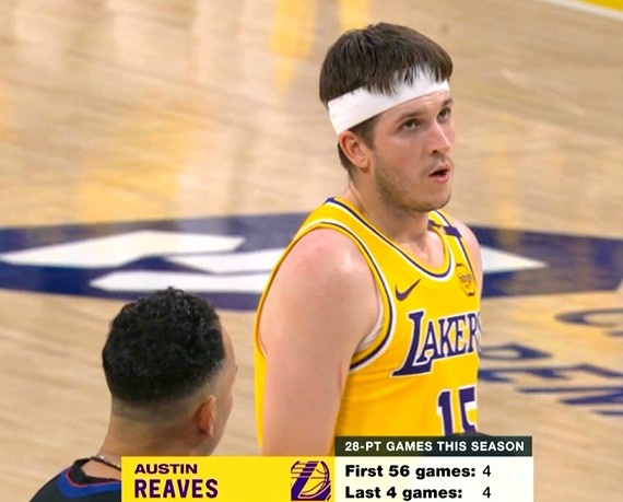 挺身而出！里夫斯賽季前56場(chǎng)僅4次28+ 本場(chǎng)之前最近4場(chǎng)全部28+