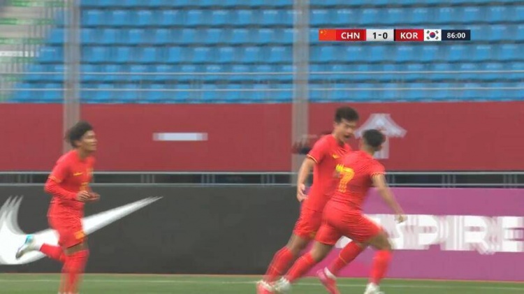 U22國足1-0韓國全場數(shù)據(jù)：控球率49%落后韓國，10射7正領(lǐng)先對手