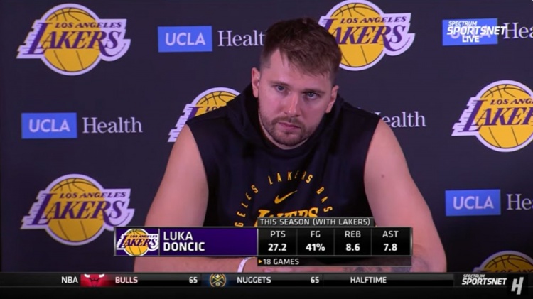 東契奇：我們在上半場的防守很棒 但籃球比賽要打48分鐘